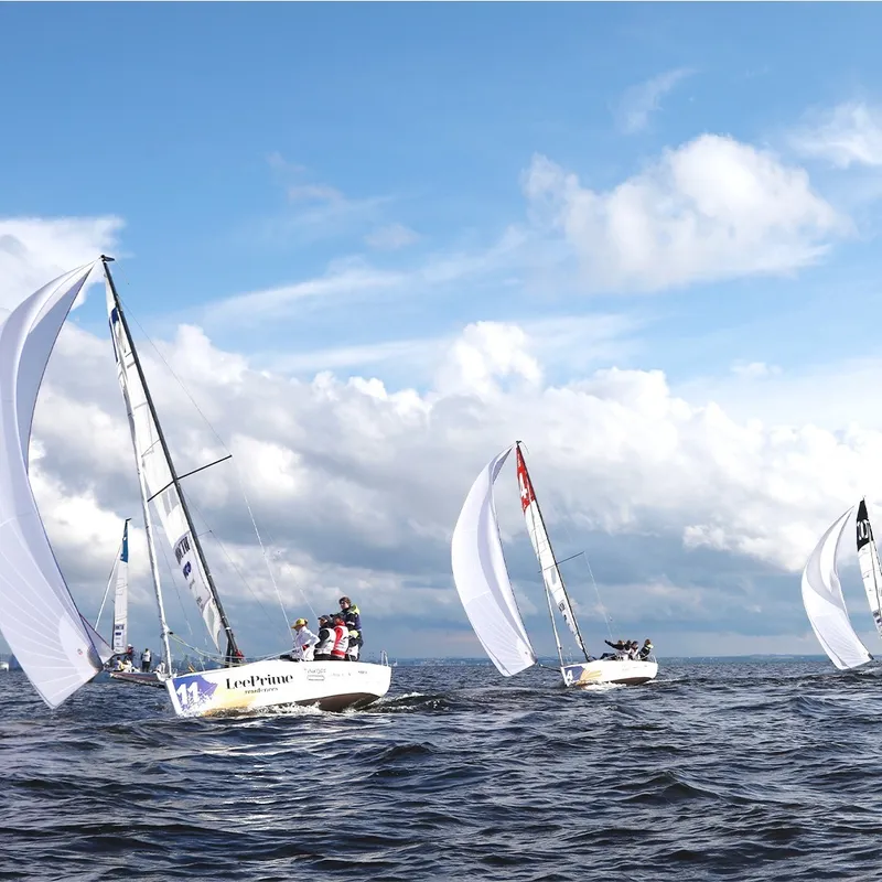 The LeePrime residences team in the second stage of the Vedomosti business regatta